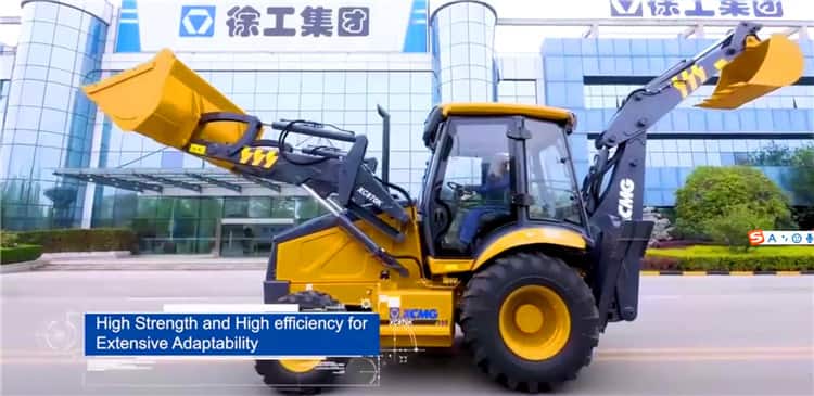 XCMG XC870K 2.5ton new mini wheel backhoe with front end loader and excavator